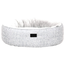 Dog Central Round Printed Dog Bed